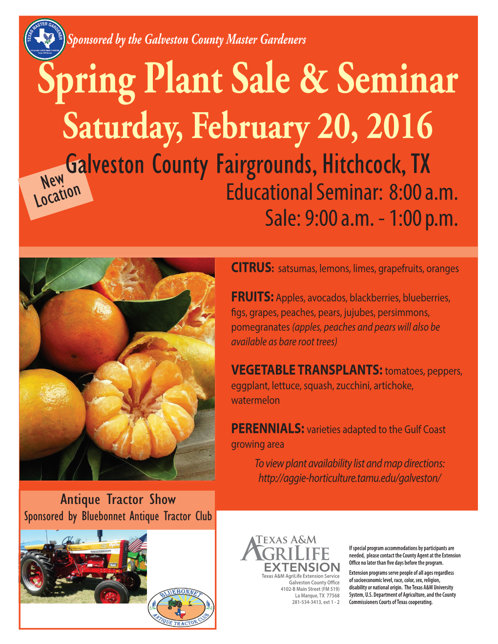 Spring Plant Sale & Seminar