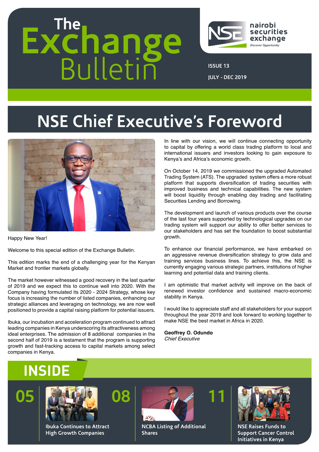 The Exchange Bulletin Issue 13 (June-Dec) 2019