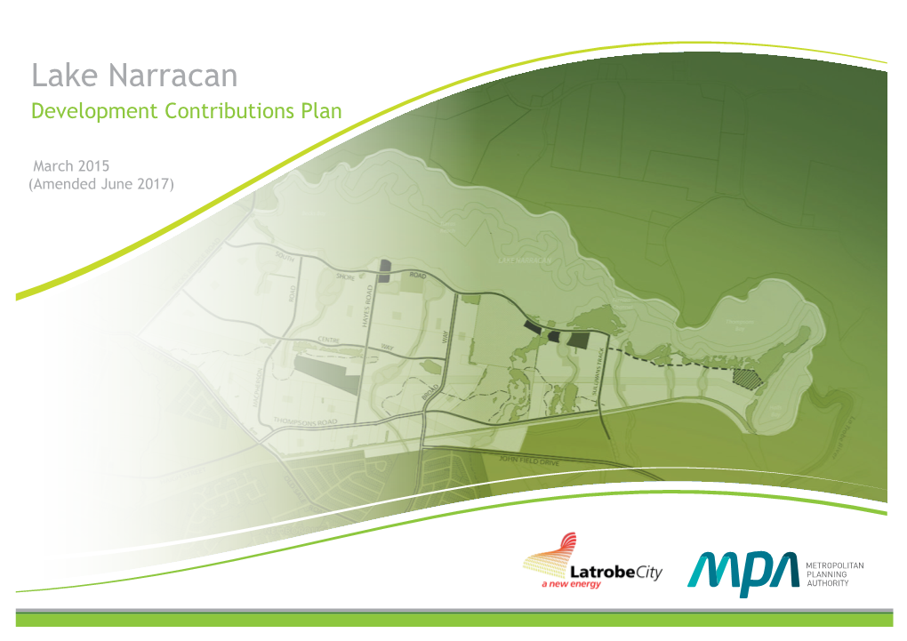 Lake Narracan Development Contributions Plan