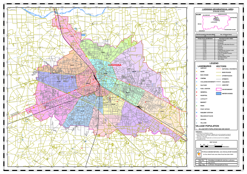 Map:Ludhiana(Punjab)