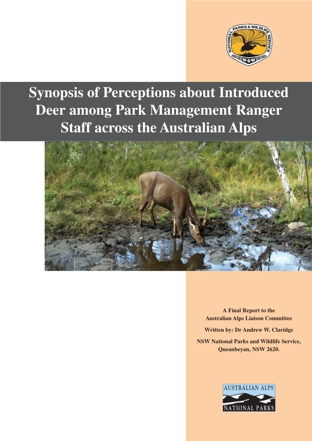 Synopsis of Perceptions About Introduced Deer Among Park Management Ranger Staff Across the Australian Alps