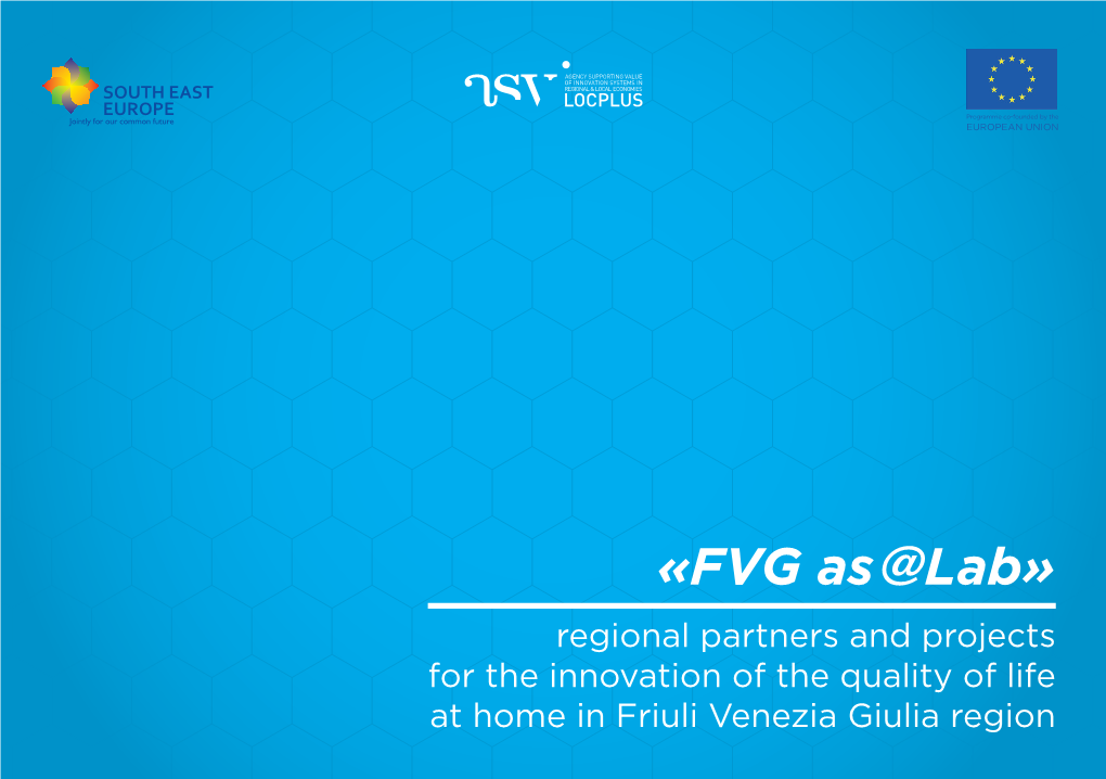 «FVG As@Lab» Regional Partners and Projects for the Innovation of the Quality of Life at Home in Friuli Venezia Giulia Region Designed by A.S.S