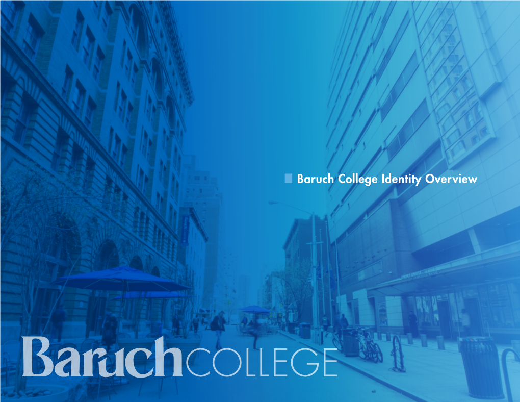 Baruch College Identity Overview PRIMARY LOGOS