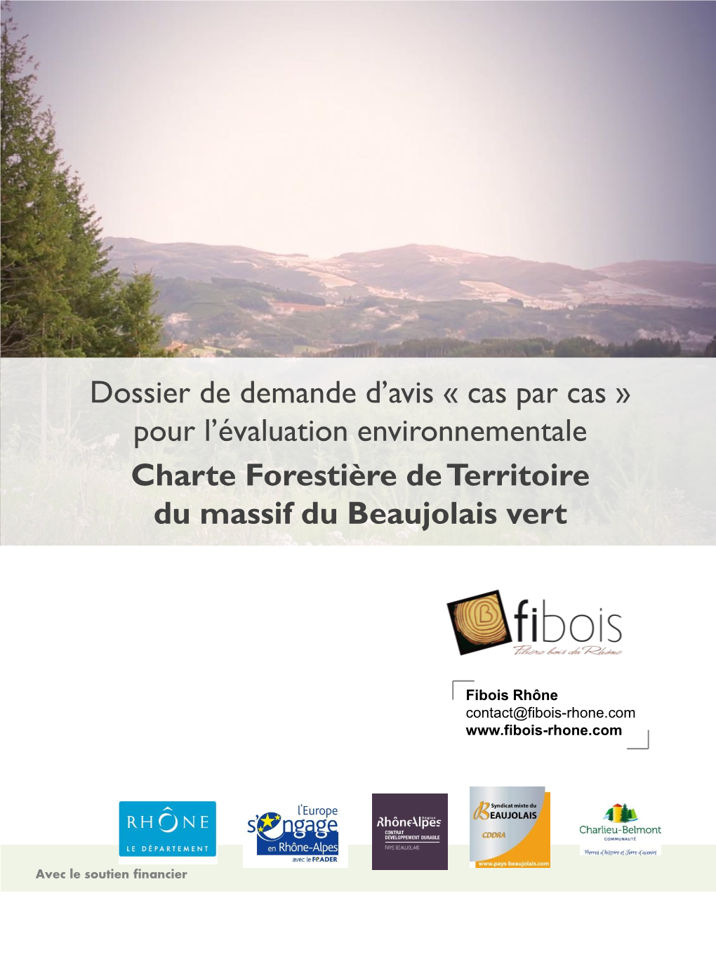 Charte Forestière De Territoire Du