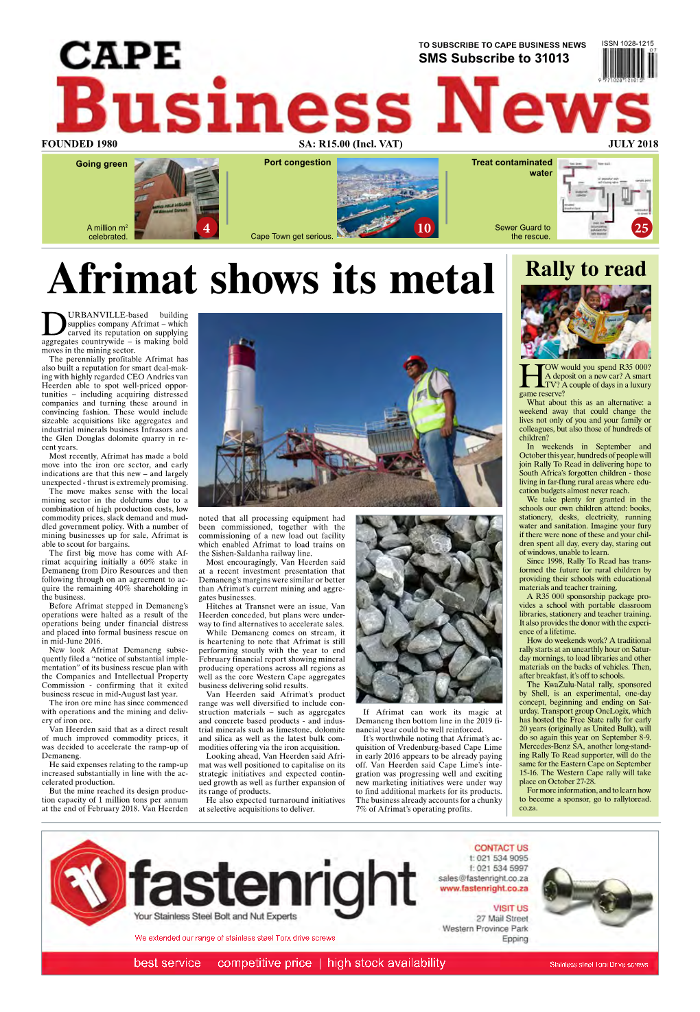 Afrimat Shows Its Metal