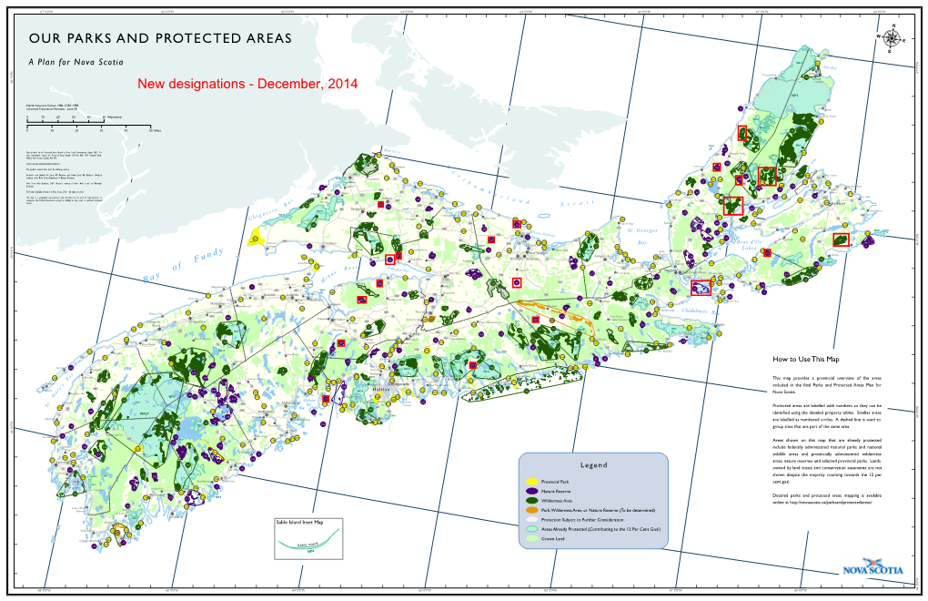 OUR PARKS and PROTECTED AREAS New Designations