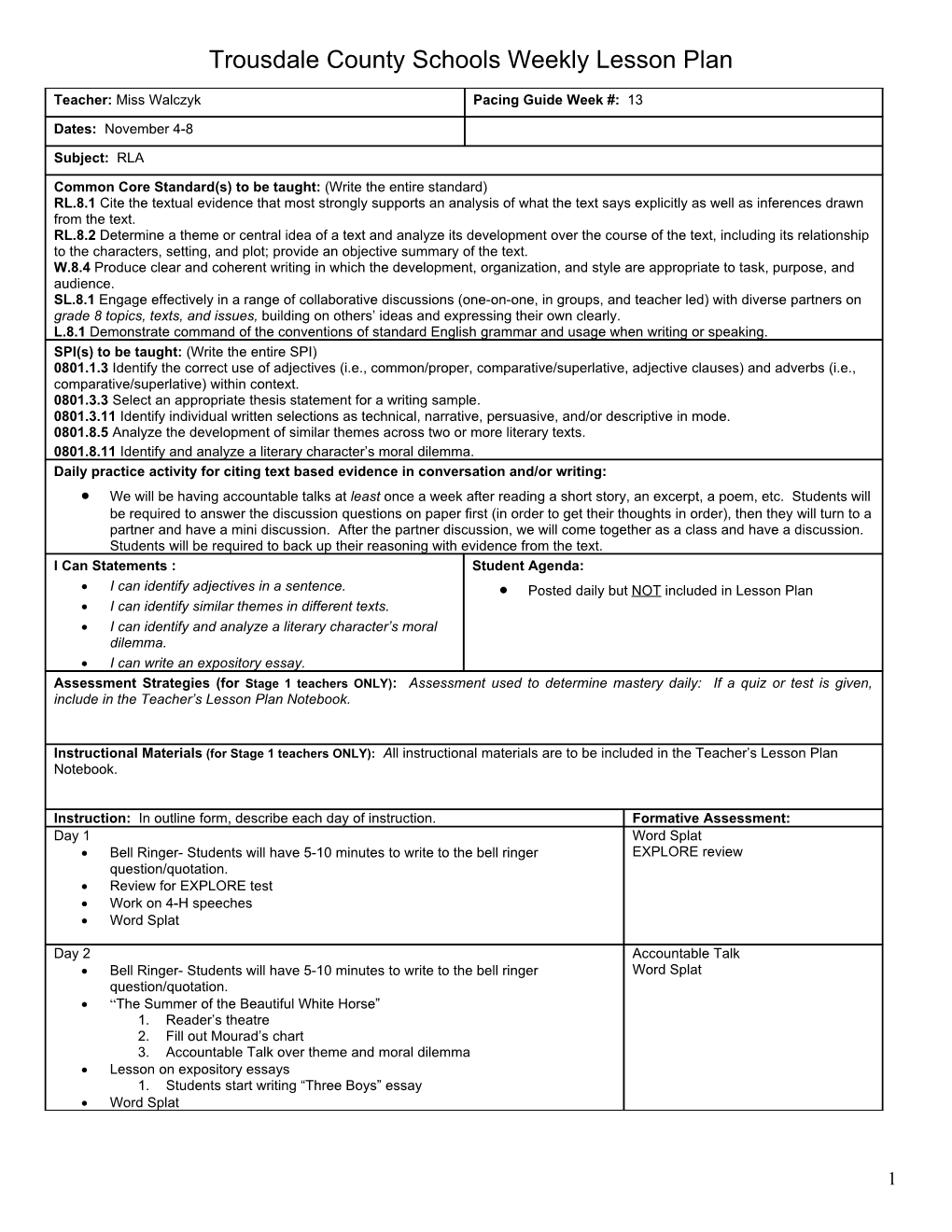 Lesson Plan Template s3