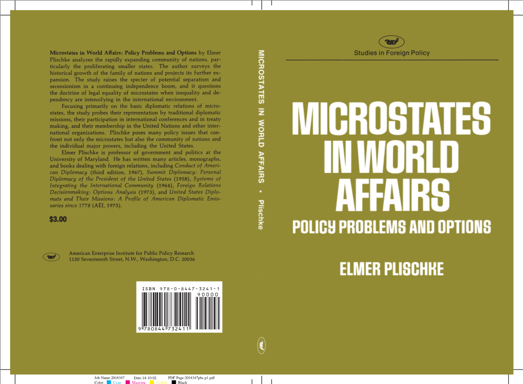 Microstates Ii World Affairs