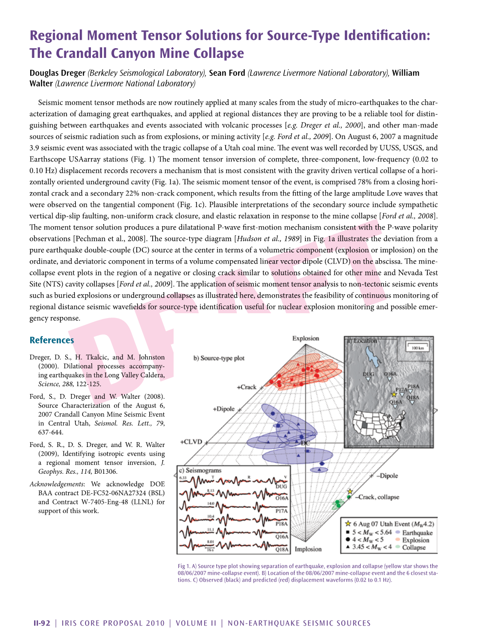 Regional Moment Tensor Solutions for Source-Type Identification