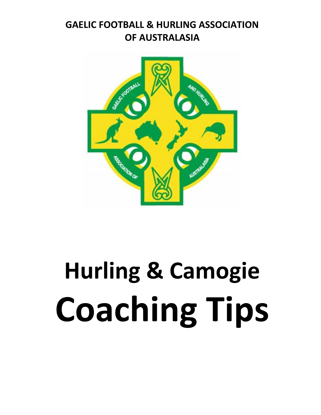 Hurling & Camogie Coaching Tips
