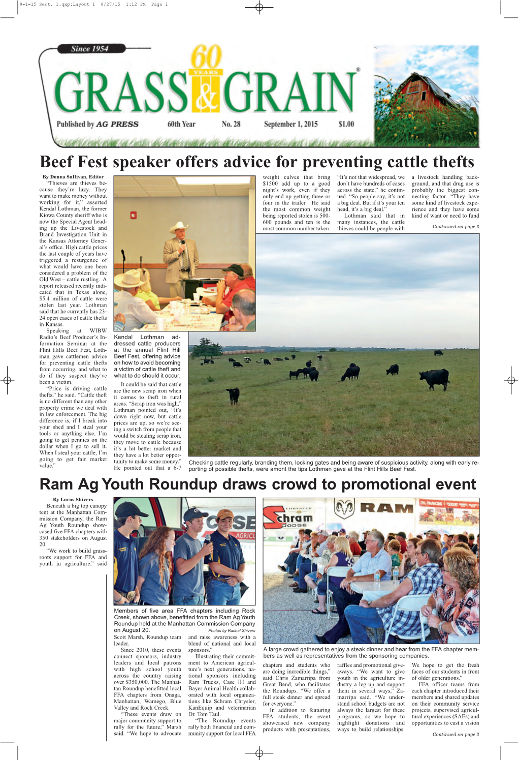 Beef Fest Speaker Offers Advice for Preventing Cattle Thefts