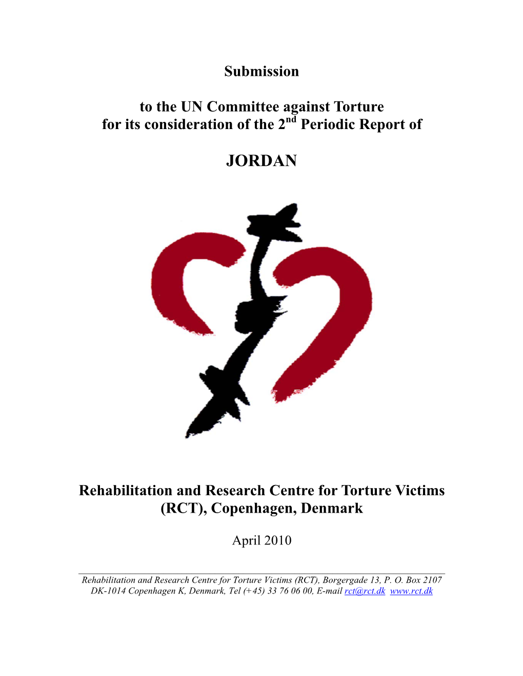 Submission to the UN Committee Against Torture for Its Consideration
