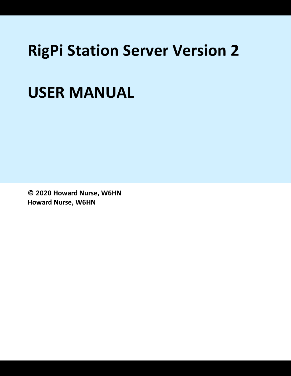Rigpi Station Server Version 2