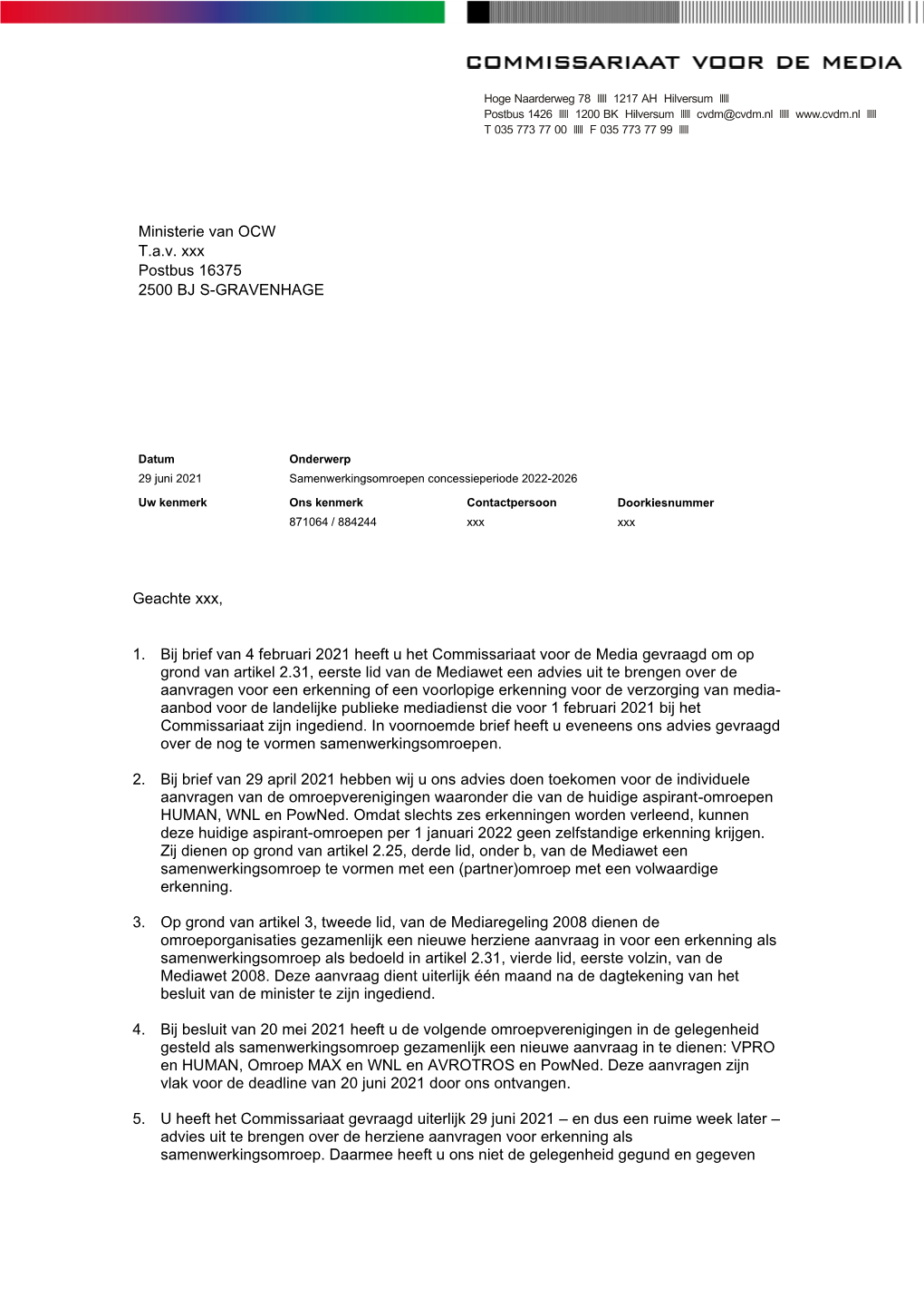 Download De Brief Samenwerkingsomroepen