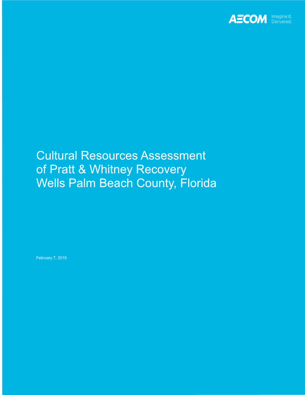 Mark Martinkovic Report Cultural Resource Assessment of Several