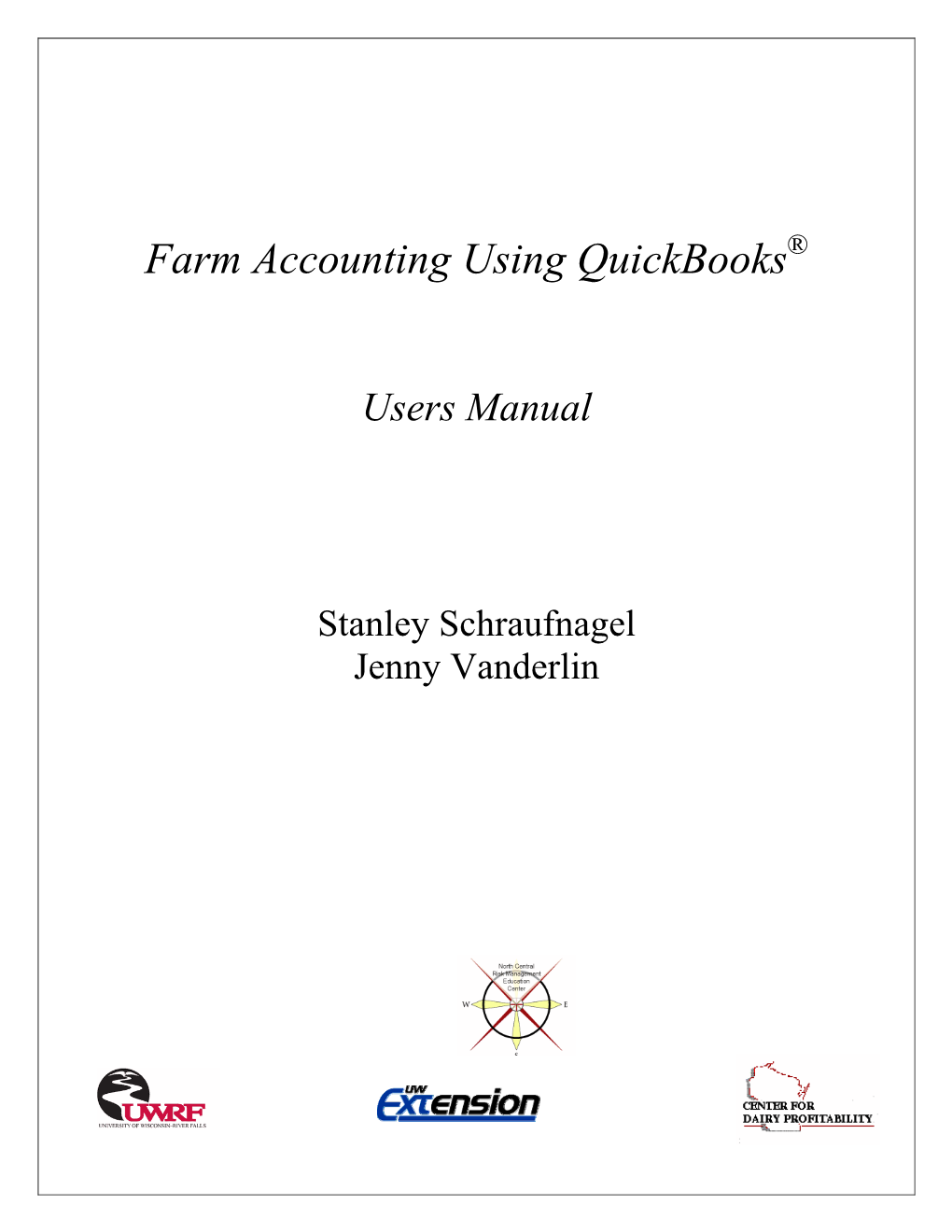 Farm Accounting Using Quickbooks®