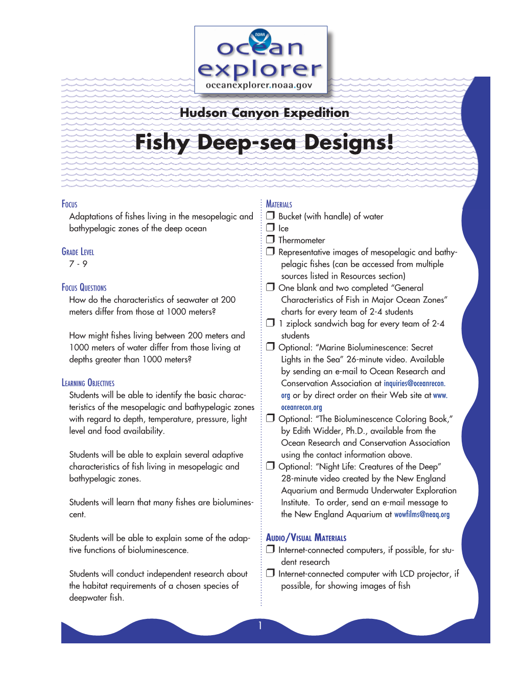 Fishy Deep-Sea Designs!