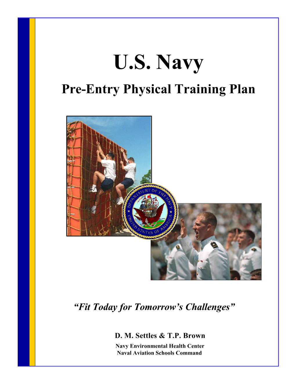 US Navy Pre-Entry Physical Training Plan