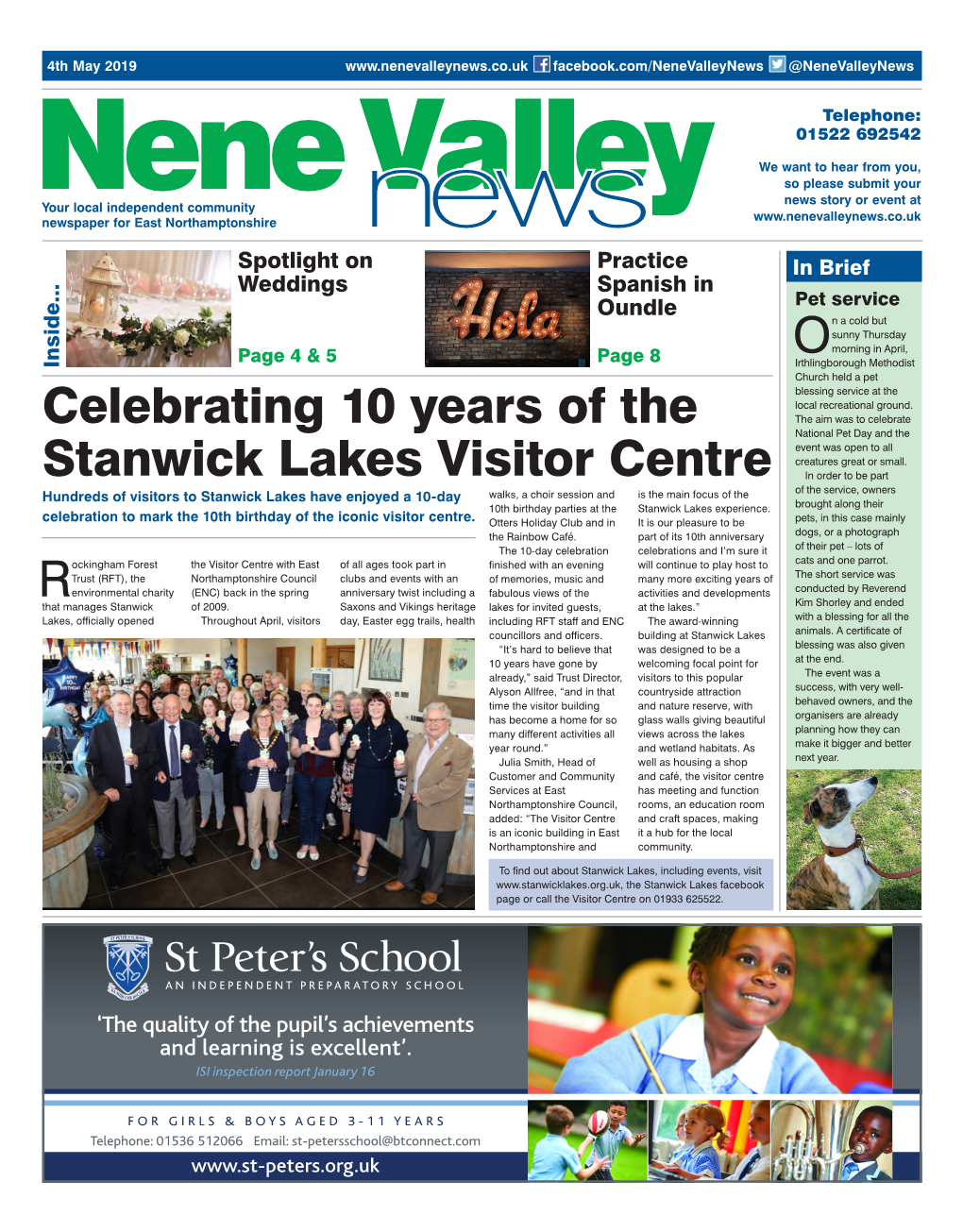 Celebrating 10 Years of the Stanwick Lakes Visitor Centre