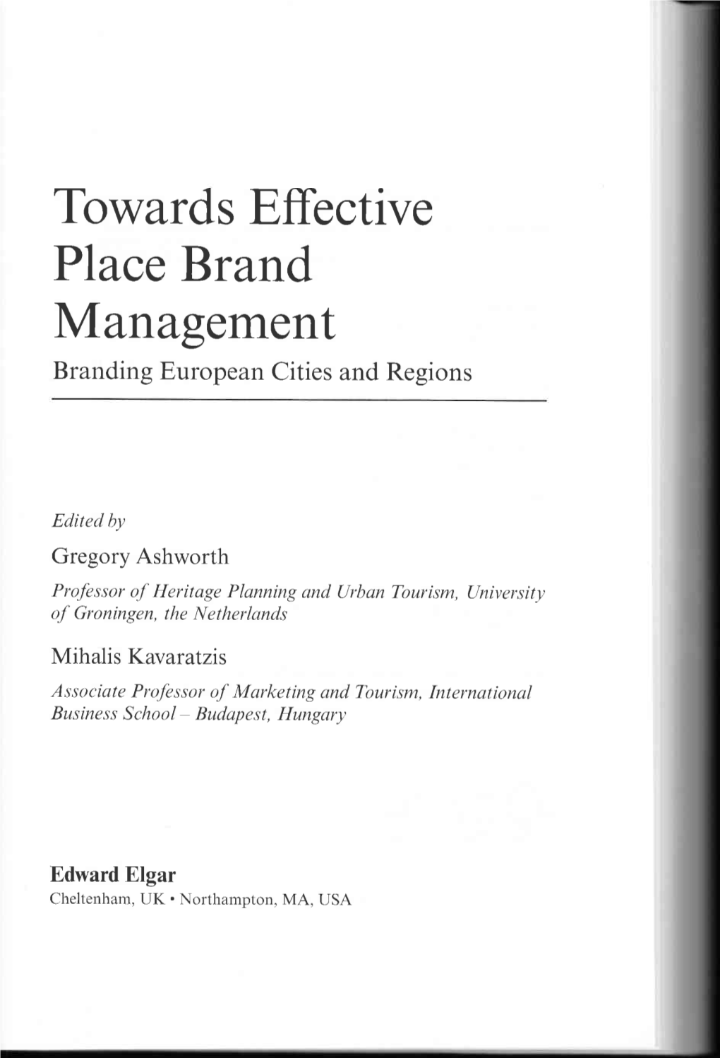 Towards Effective Management