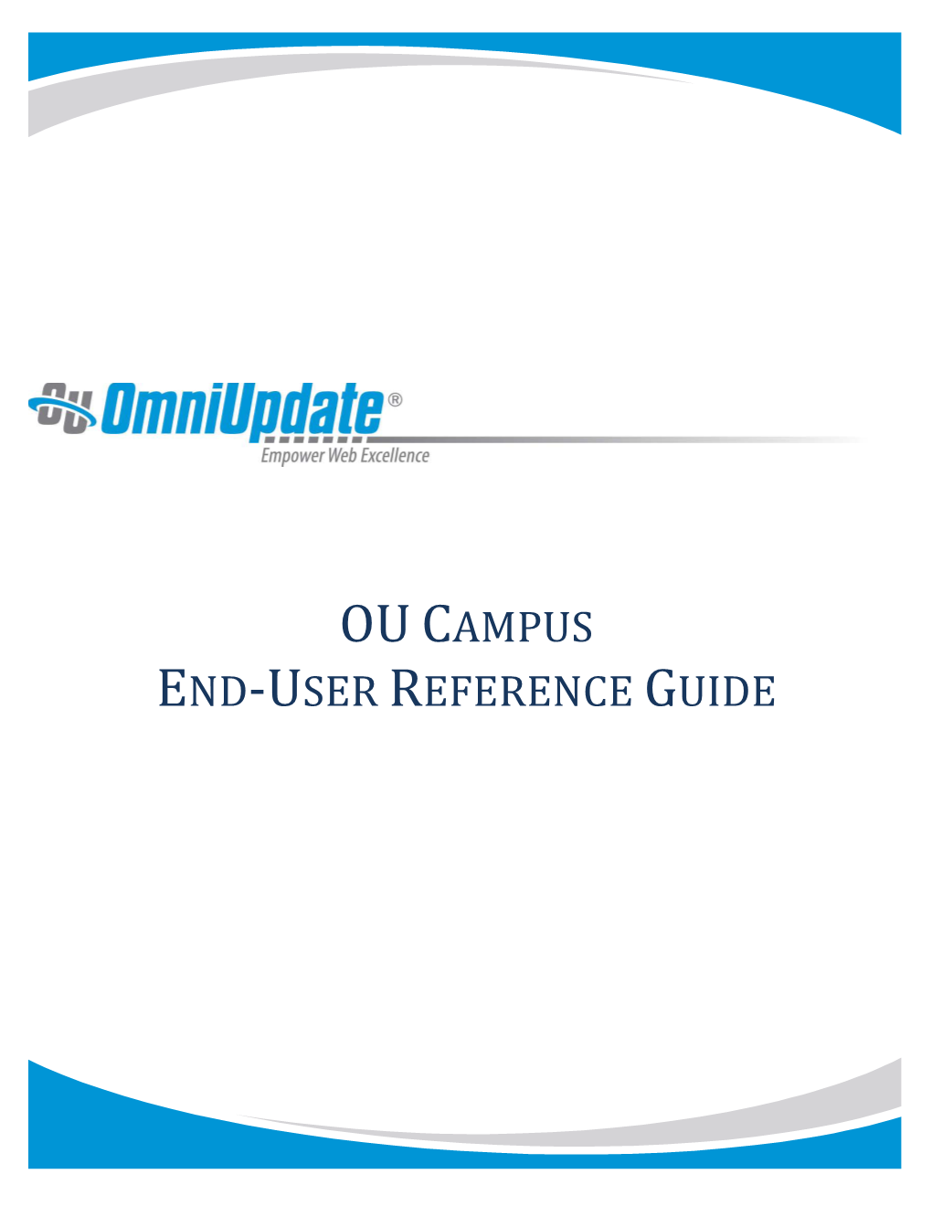 Oucampus End-User Reference Guide