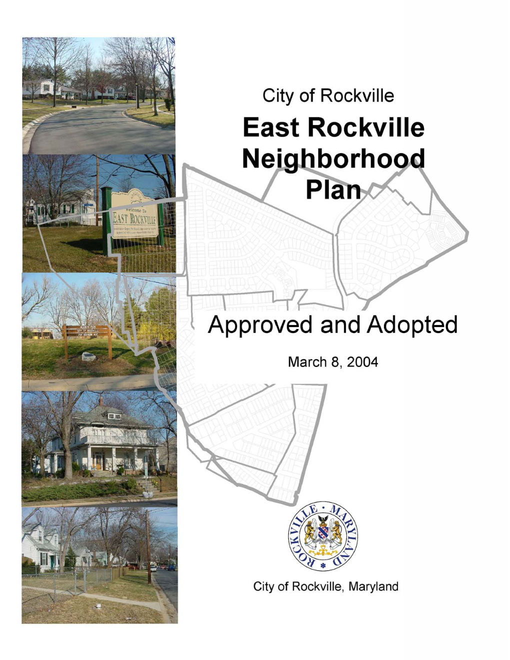 2004 East Rockville Neighborhood Plan