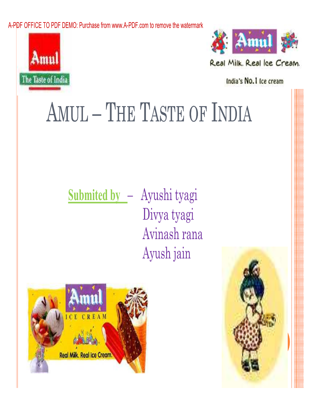 Amul – the Taste of India