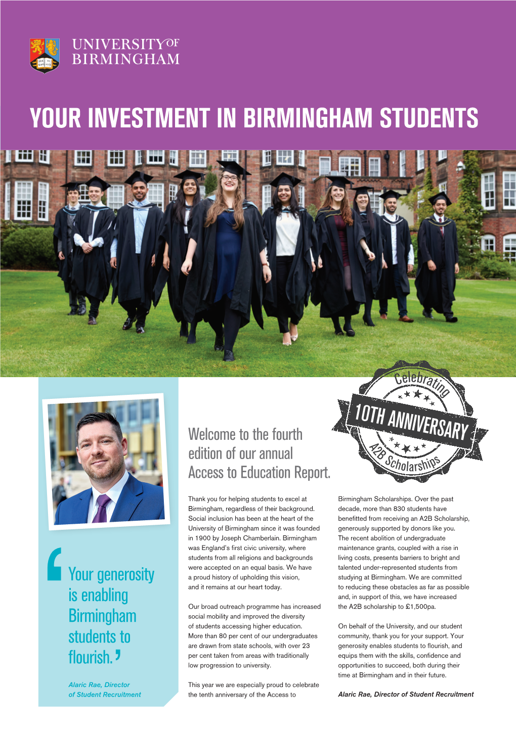 Your Investment in Birmingham Students