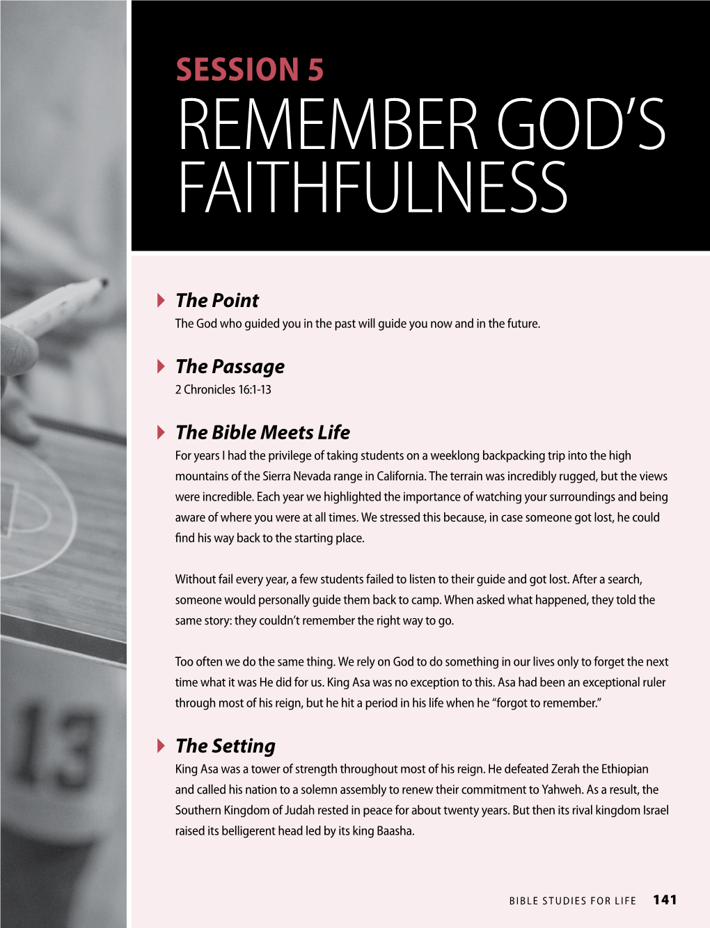 Session 5 Remember God’S Faithfulness