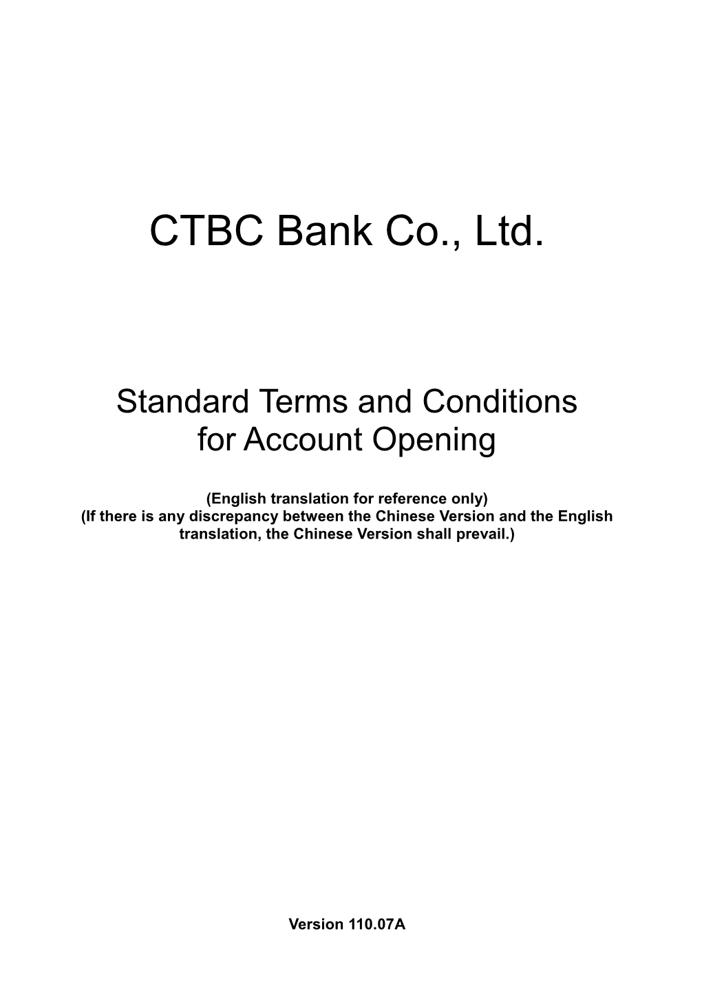 CTBC Bank Co., Ltd