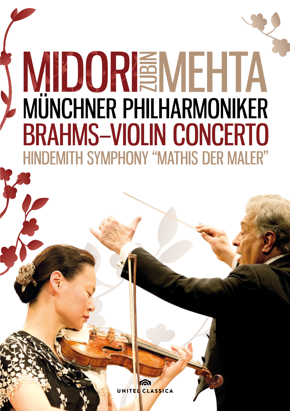 Brahms–Violin Concerto Hindemith Symphony “Mathis Der Maler” B in Zu MEHTA