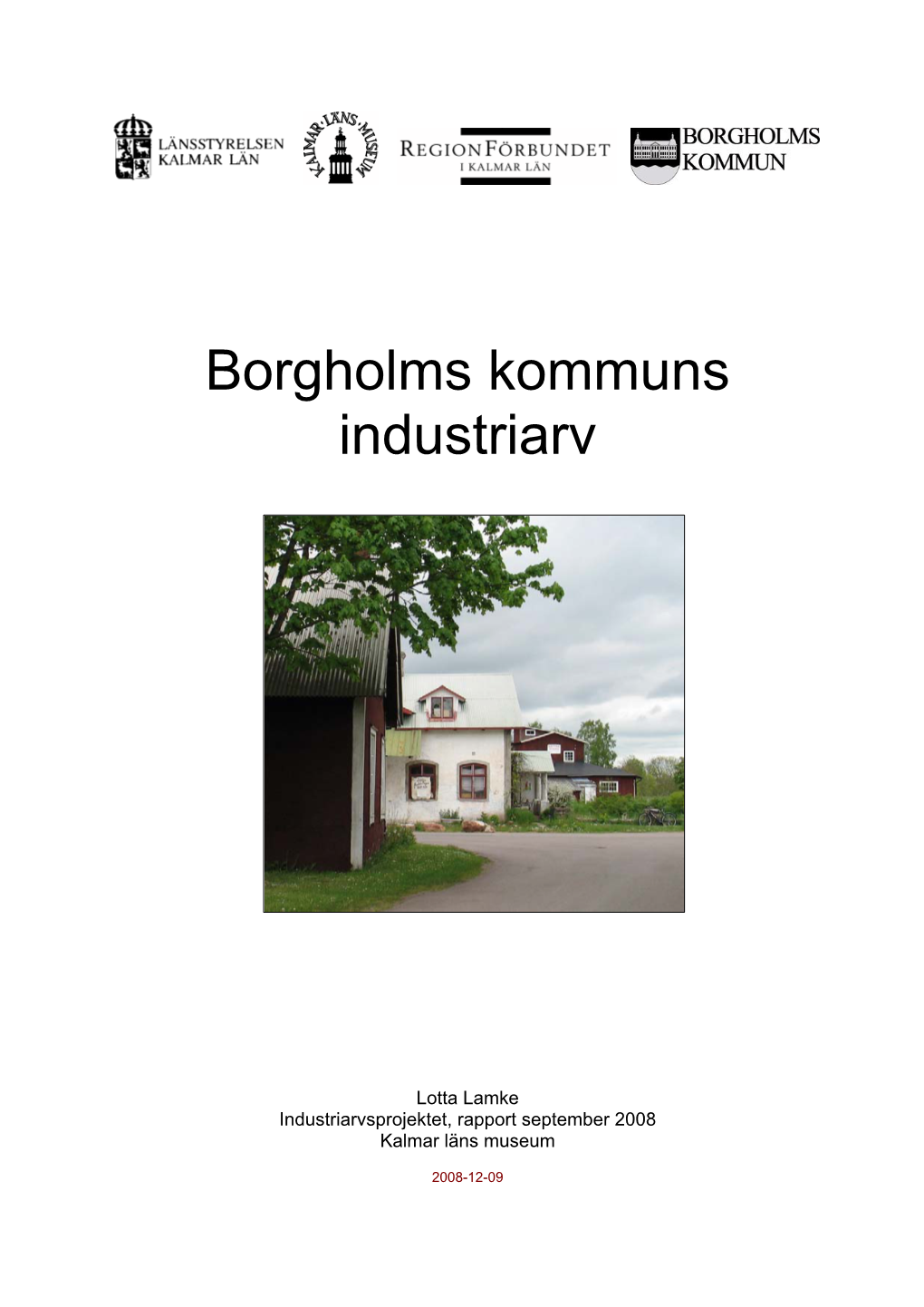 Borgholms Kommuns Industriarv