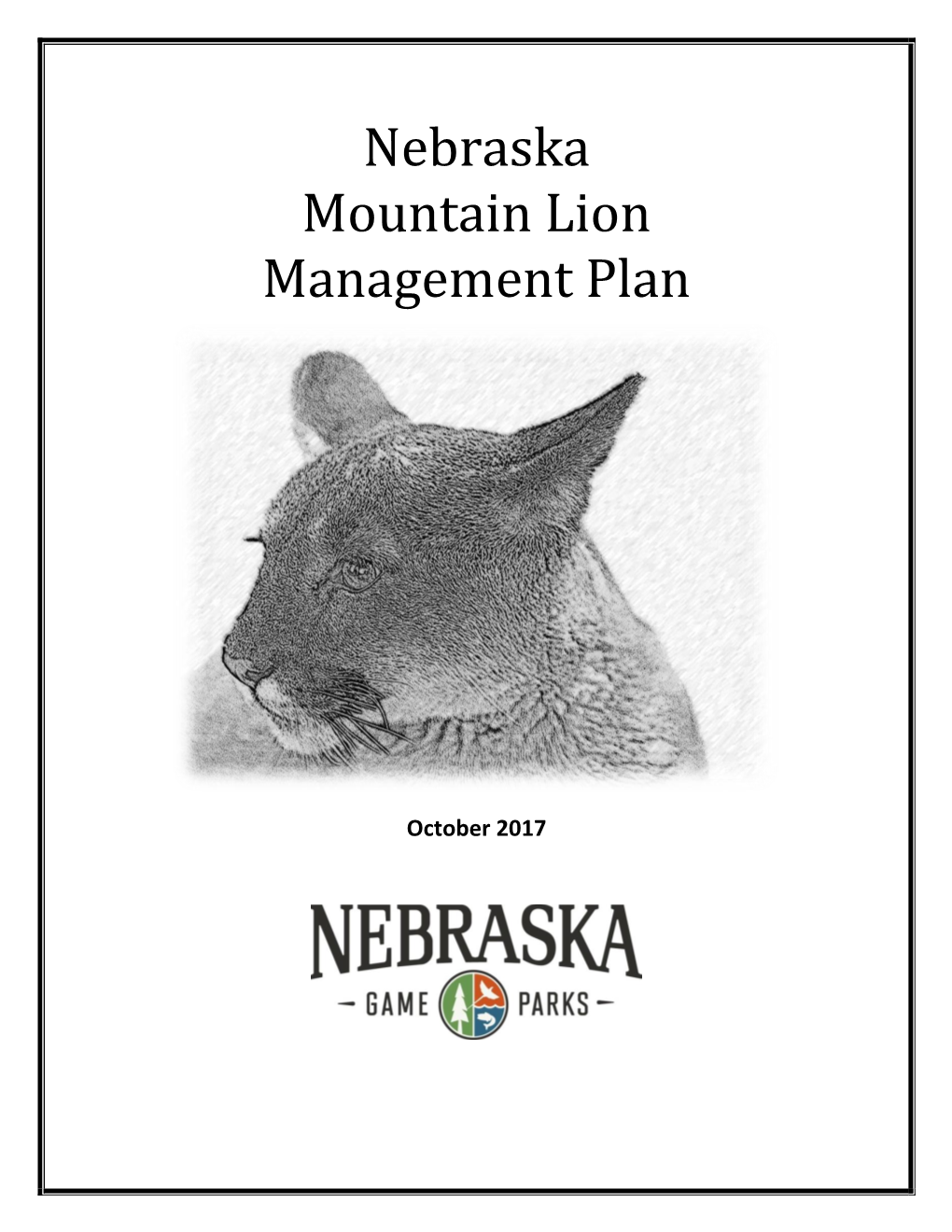 Mountain Lion Management Plan