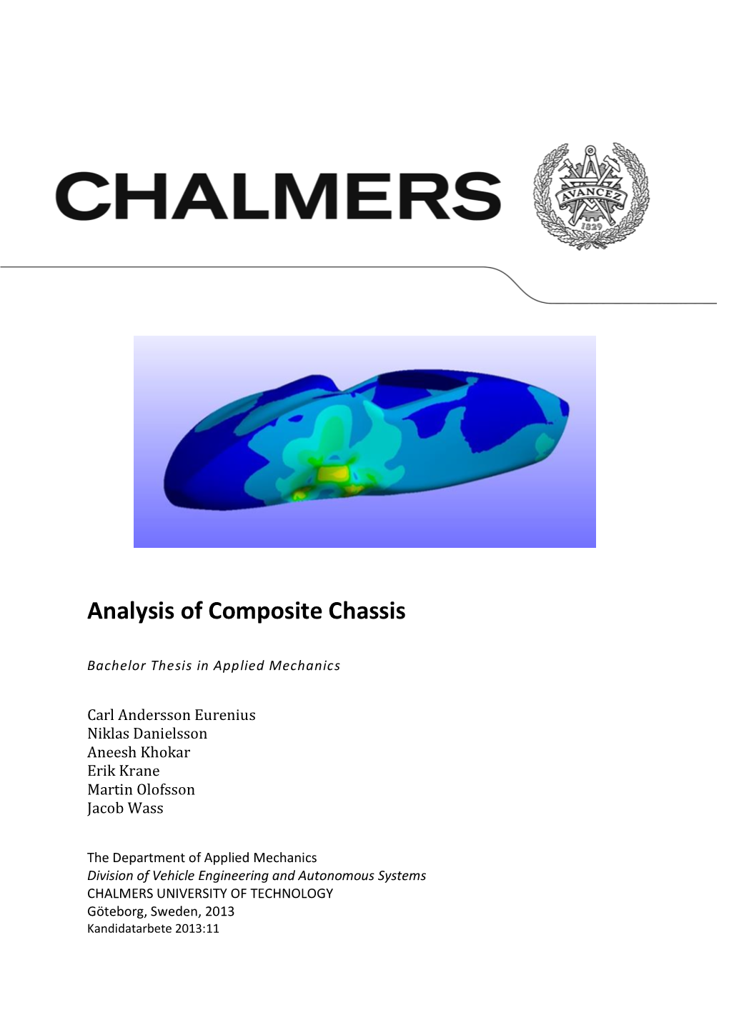 Analysis of Composite Chassis