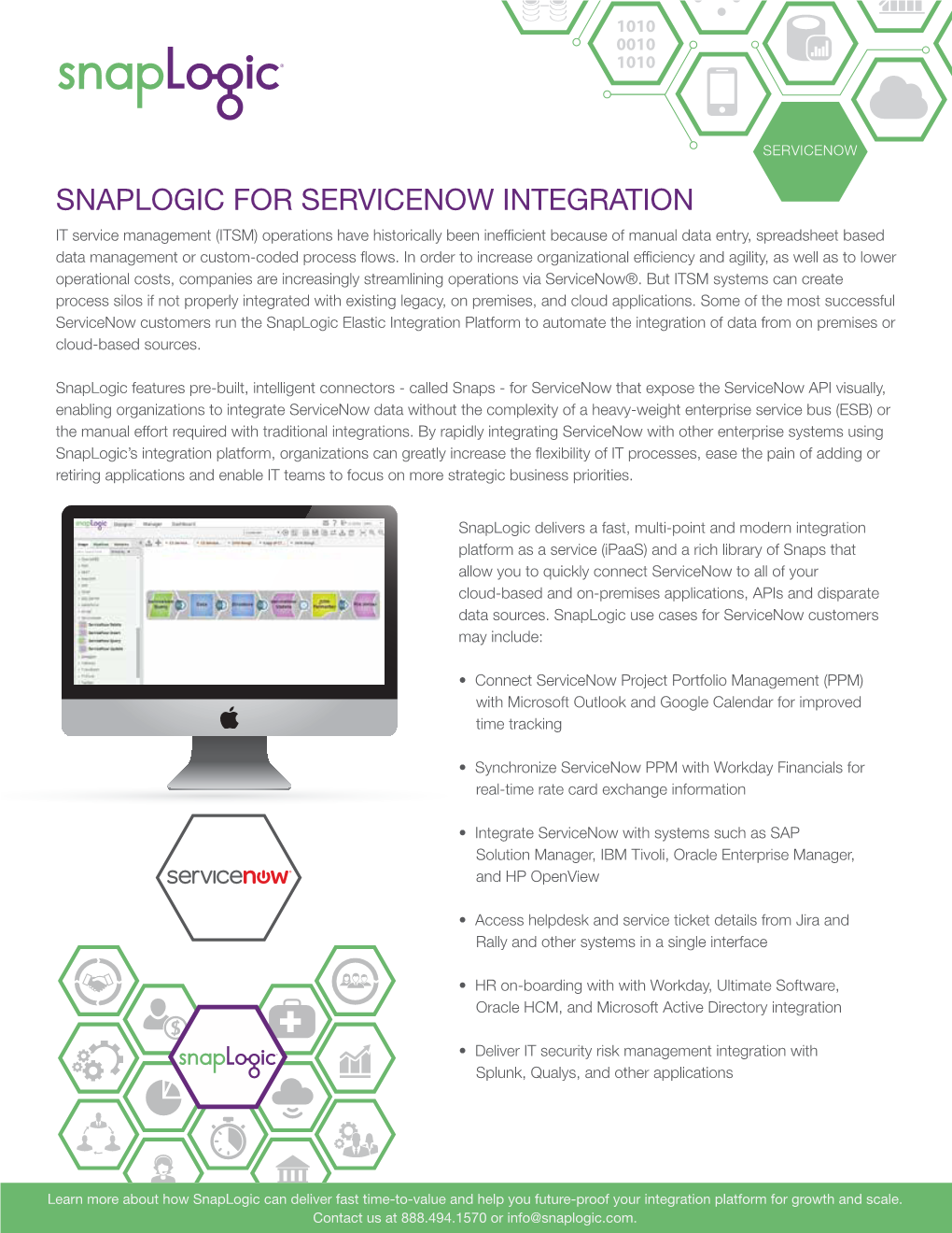 Snaplogic for Servicenow Integration
