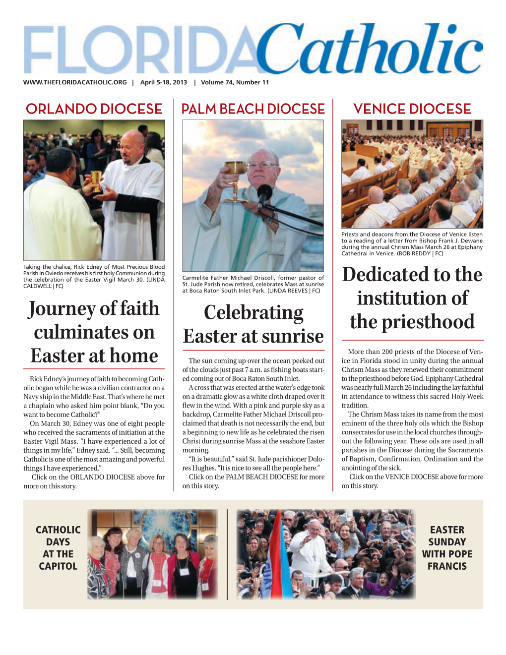 Journey of Faith Culminates on Easter at Home Celebrating Easter At