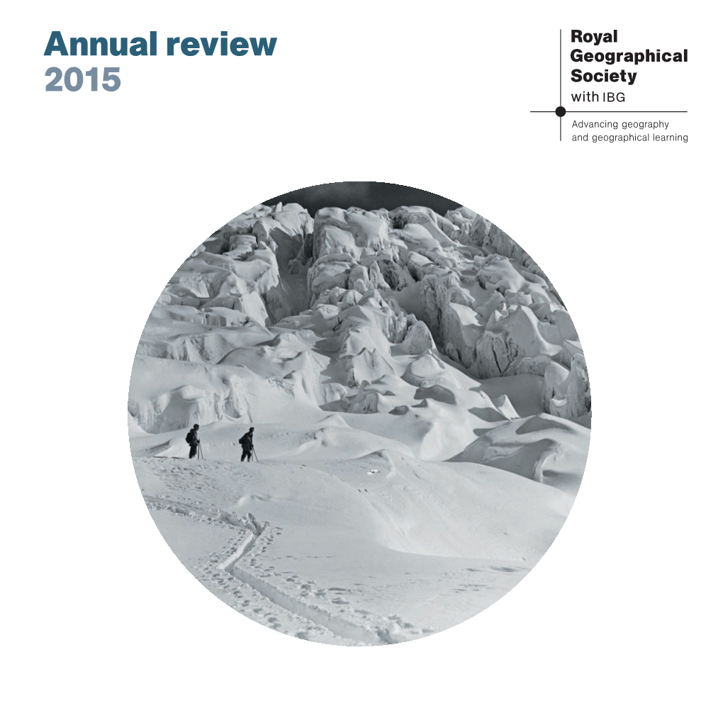 RGS-IBG Annual Review 2015