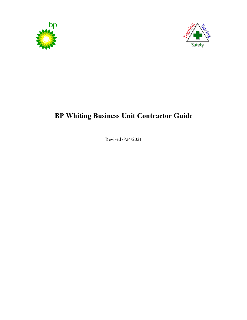 BP Whiting Business Unit Contractor Guide