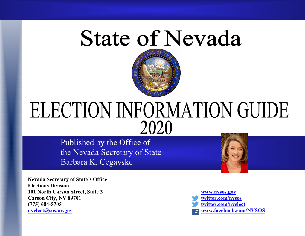 Election Information Guide 2020