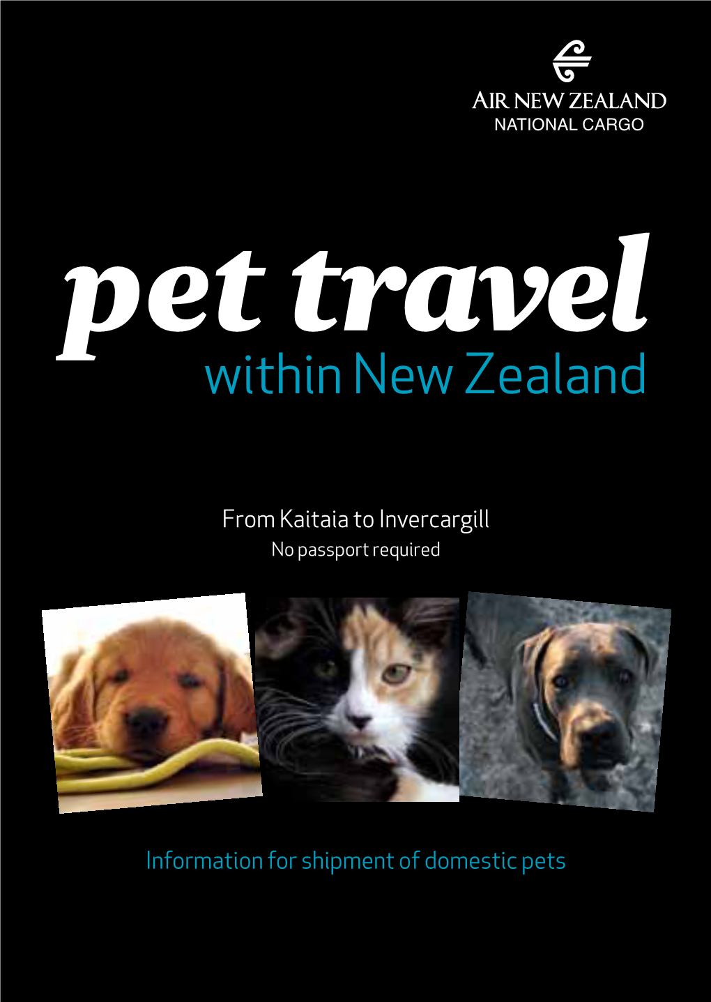 Pet Travel Within New Zealand