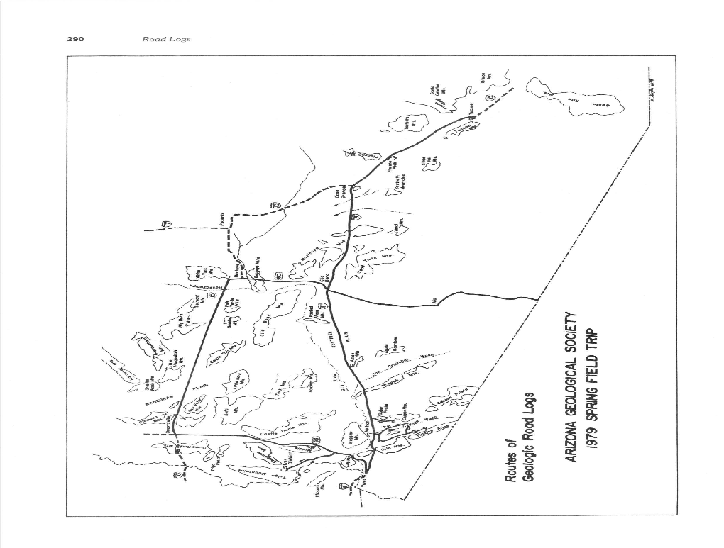 Geologic Road Logs, 1979 Arizona Geological