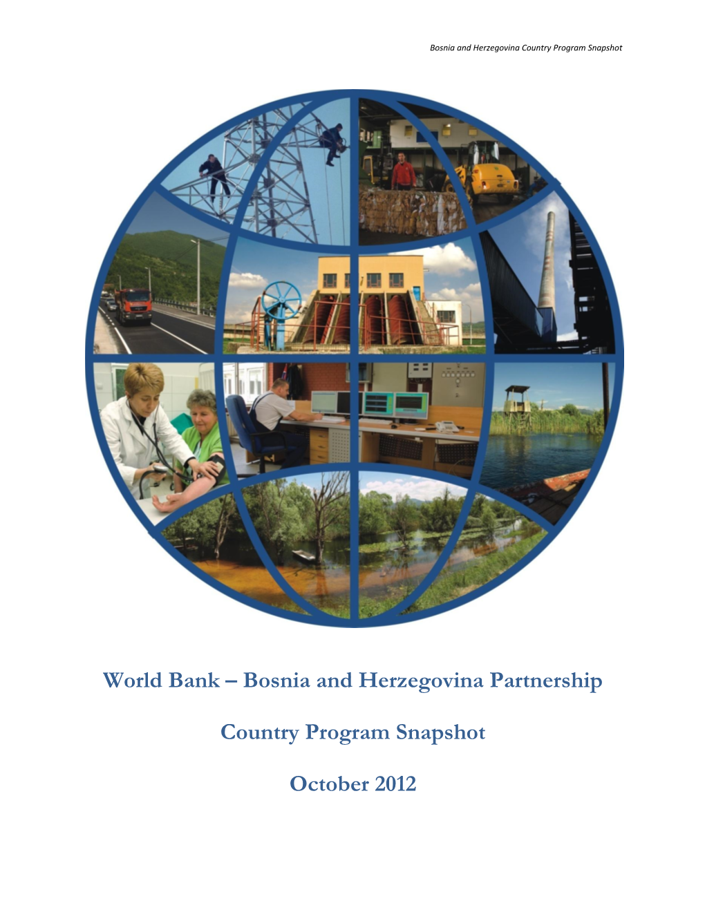 World Bank – Bosnia and Herzegovina Partnership Country