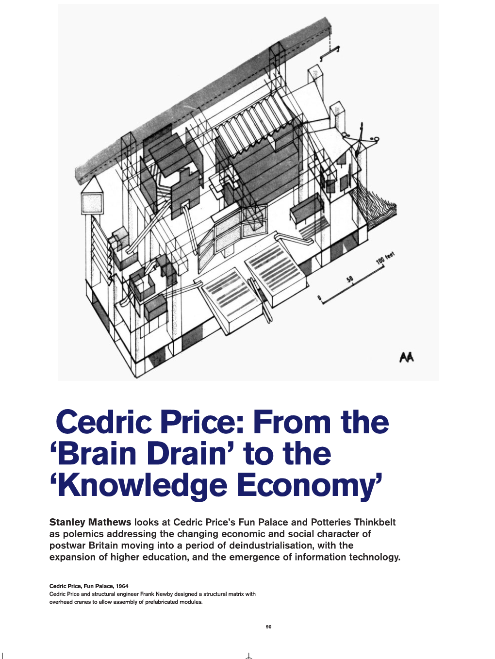 Cedric Price: from the ‘Brain Drain’ to the ‘Knowledge Economy’