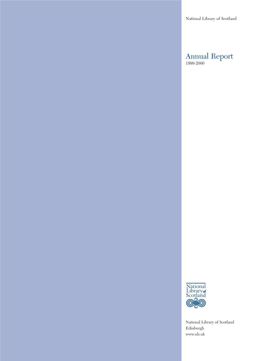 Annual Report 1999-2000 (PDF)