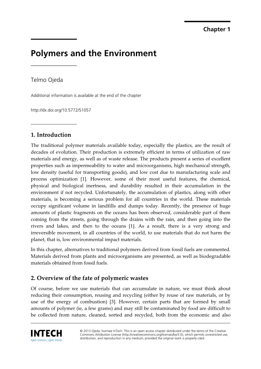 Polymers and the Environment