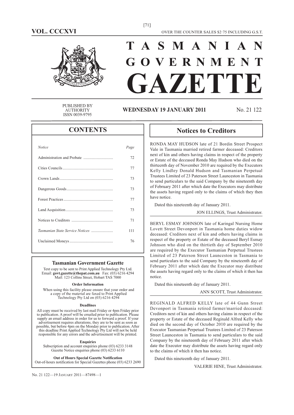 Gazette 21122