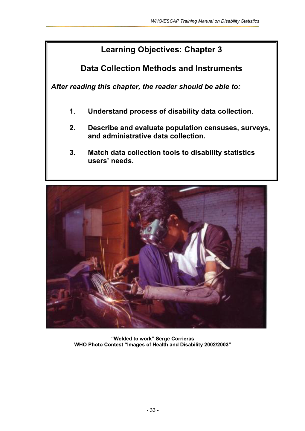 Data Collection Methods and Instruments