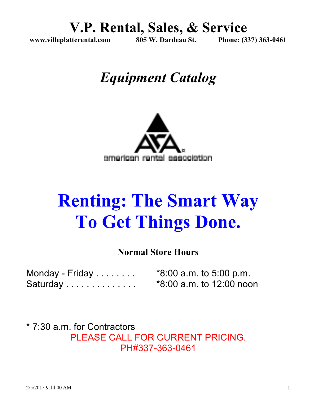Renting: the Smart Way to Get Things Done