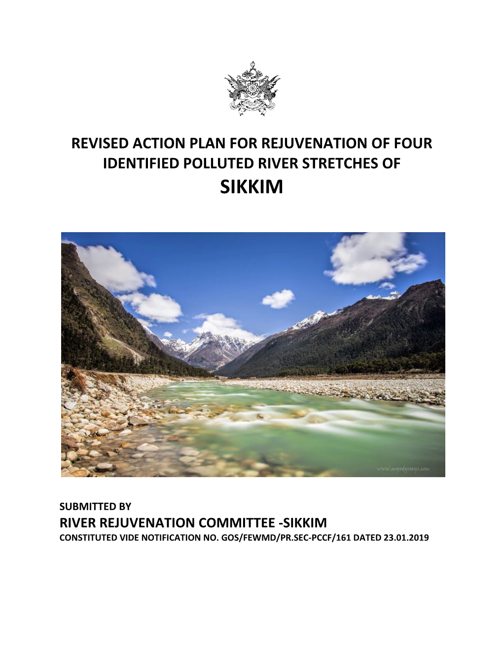 Revised Action Plan for Rejuvenation of Four Identified Polluted River Stretches of Sikkim