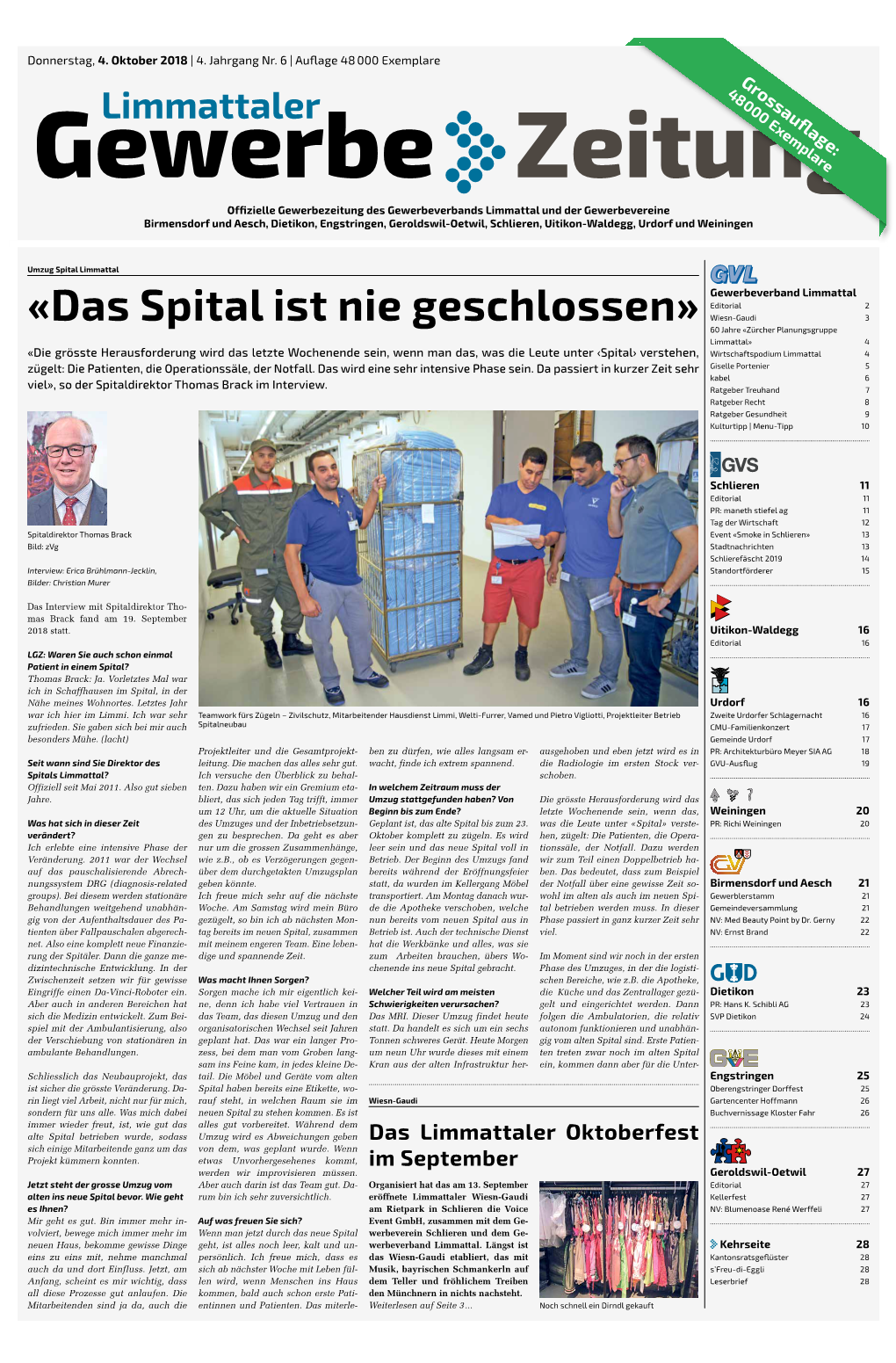 «Das Spital Ist Nie Geschlossen»